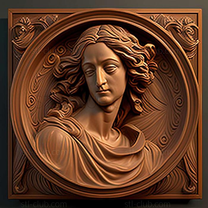 3D model Sandro Botticelli (STL)